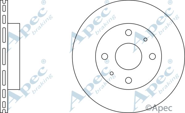 APEC BRAKING Тормозной диск DSK2112